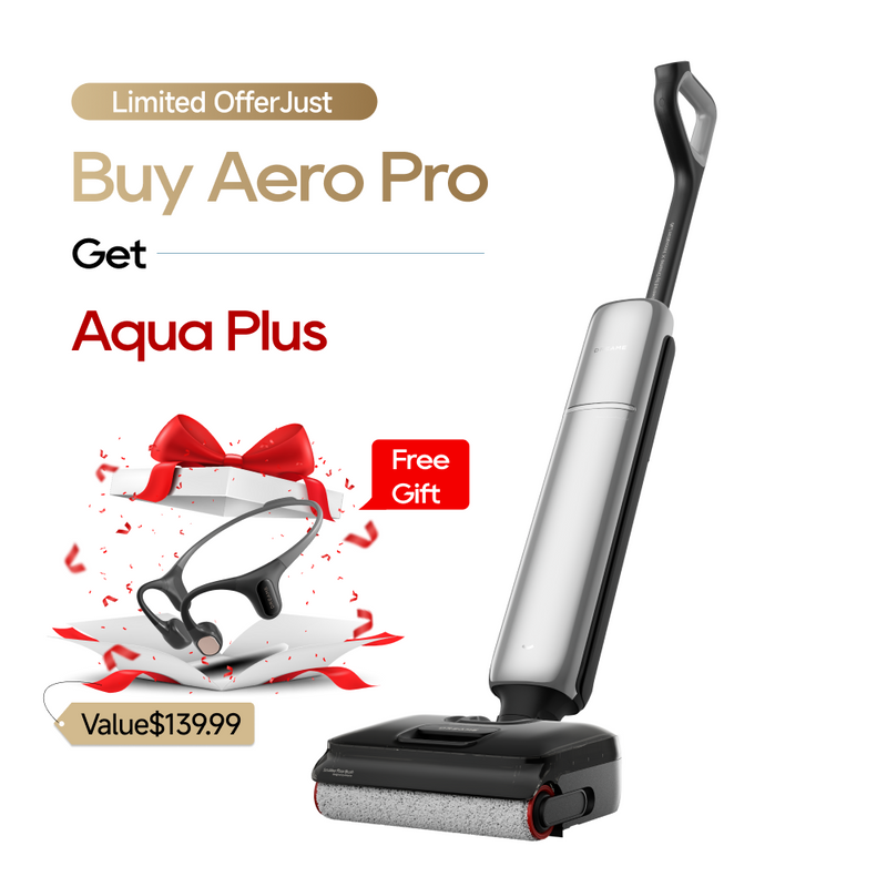 Limited Offer: Dreame Aero Pro Wet Dry Vacuum + Get Aqua Plus Bone Conduction Headphone Free