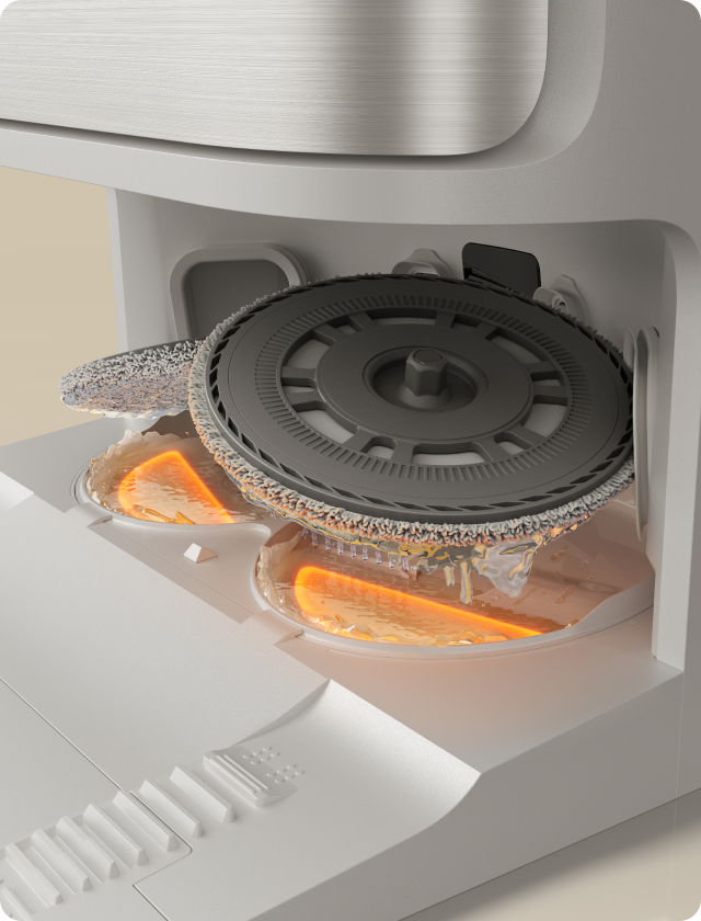 212°F (100°C) ThermoHub Self-Cleaning Mop Stays Fresh
