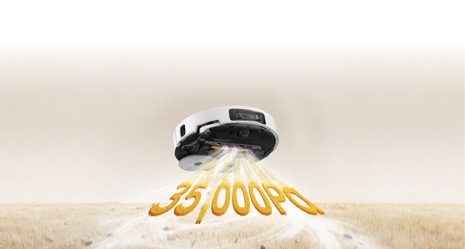 30,000 - 35,000Pa Vormax™ Suction Power
Deep Power That Pulls Dirt From Every Surface
