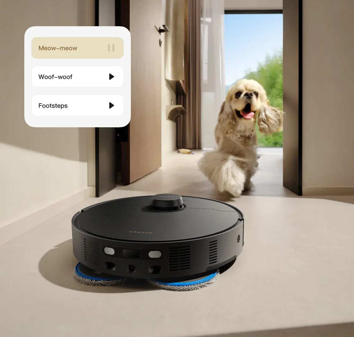 Pet Voice Interaction
Using playful sounds and voice interactions, this unique feature captures your pet's attention, creating delightful, engaging and enjoyable experiences.