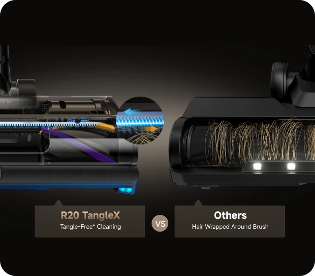 TangleCut™ Tech for Tangle-Free* Clean