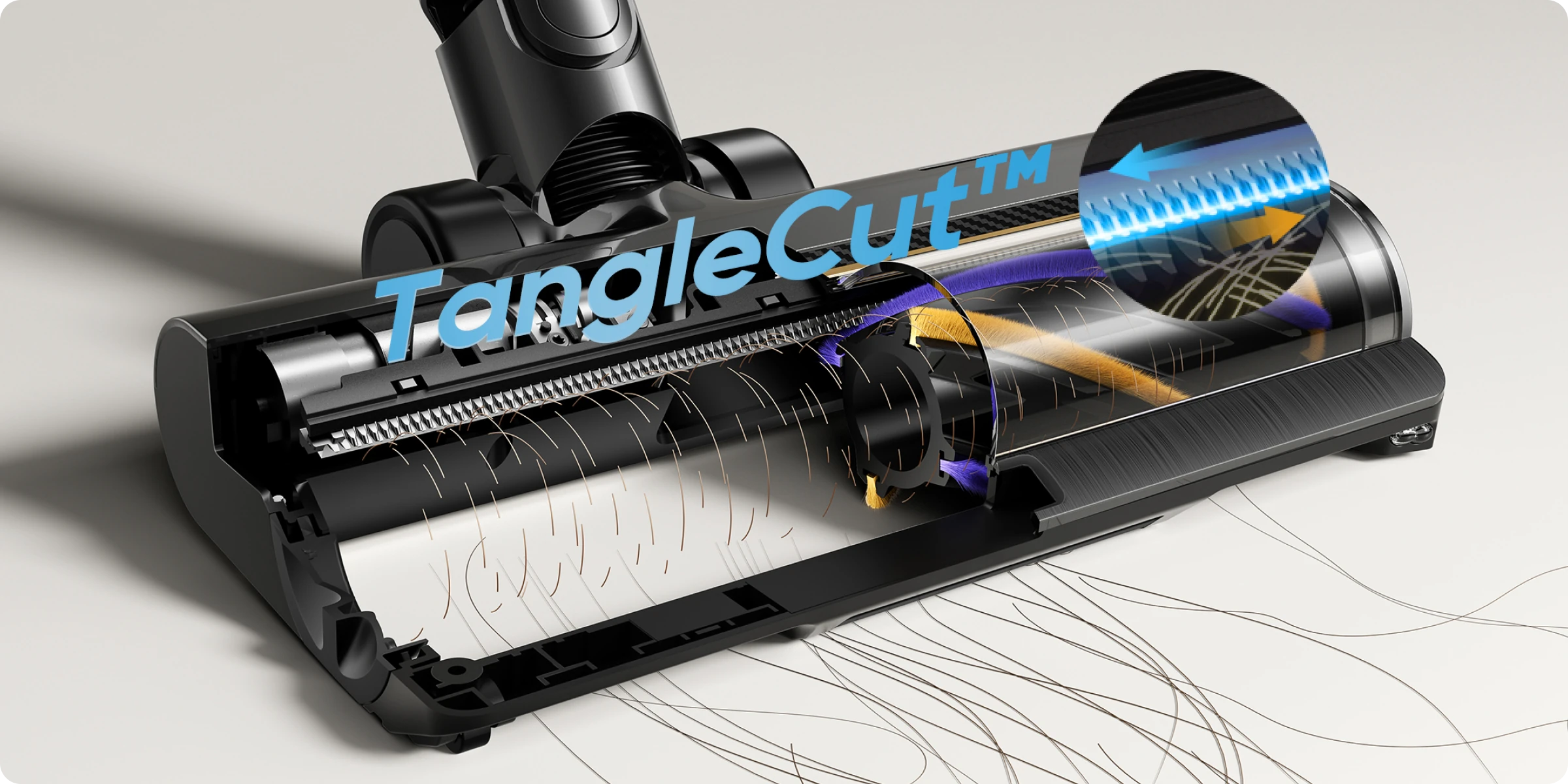 TangleCut™ Tech for Tangle-Free* Clean