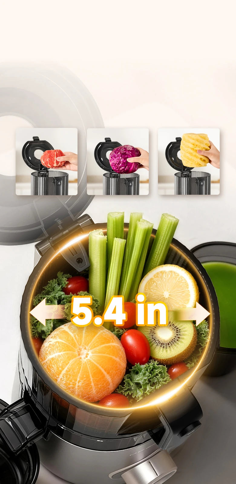 Whole Fruit In, Full Glass Out