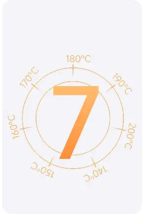 7-Level Precise Temperature Control