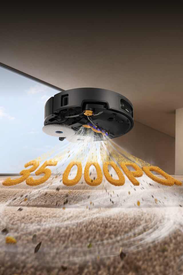 35,000Pa Vormax™ Suction