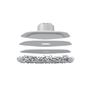 Dreame W10 rotary mop pad layers showcasing soft microfiber design.