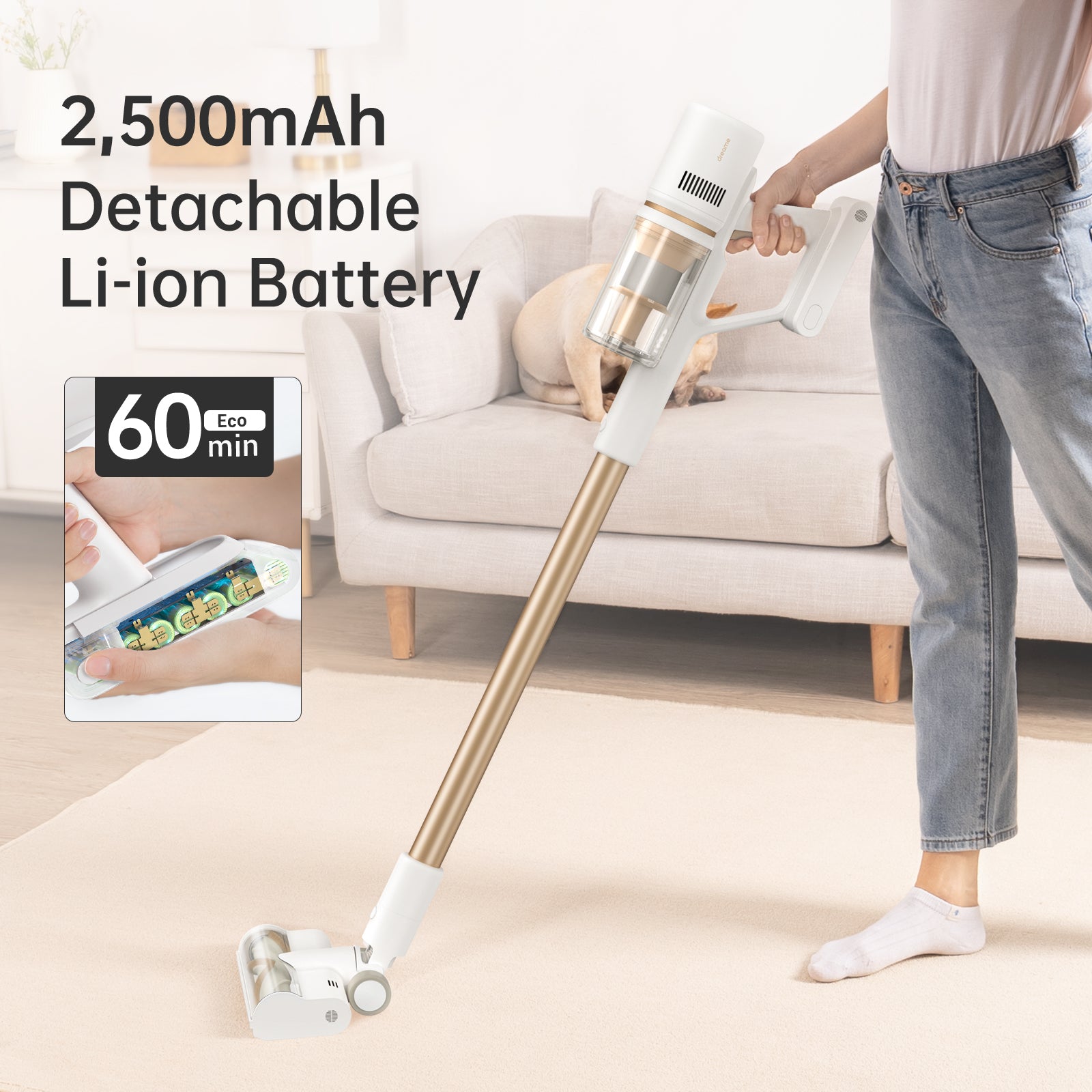 DREAME P10 PRO - Aspirateur Balai sans fil - Puissance 22 kPa