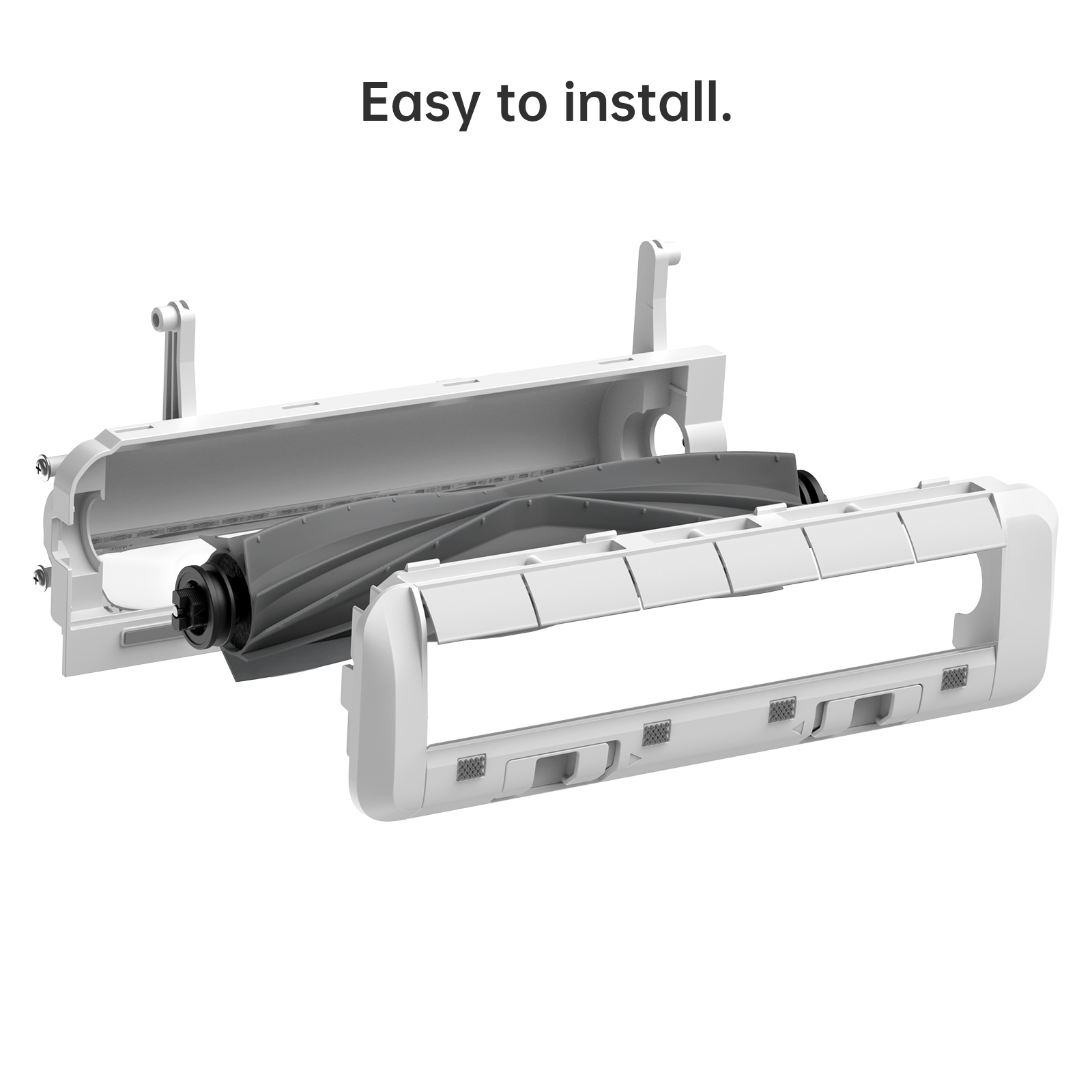 Dreame L10s Ultra Roller Brush Cover with installation features visible