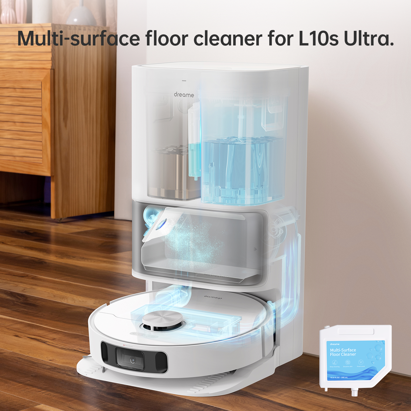 L10s Ultra Multi-Surface Cleaning Solution 10.6 oz (3-pack) – Dreame US