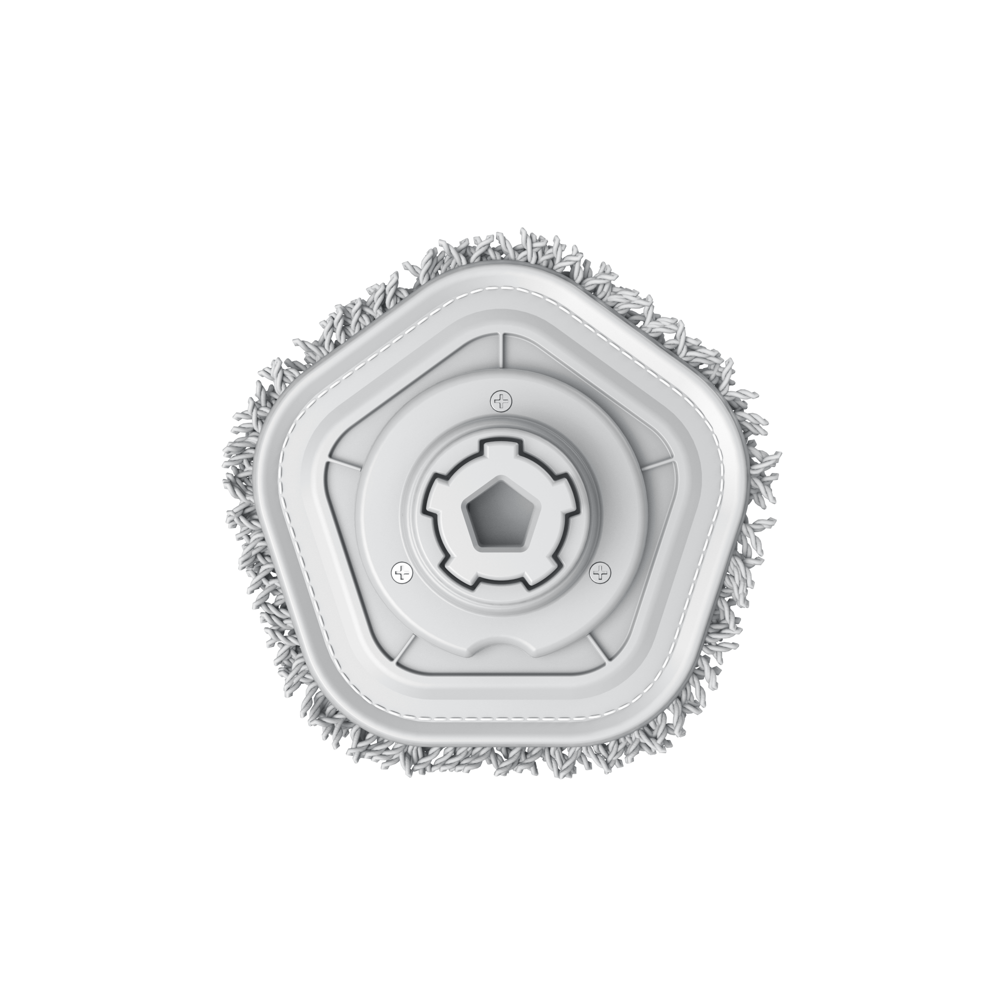 Dreame W10 rotary mop pad with soft microfiber for efficient cleaning.
