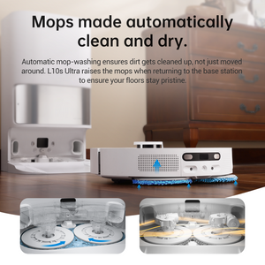 Xiaomi Robot Vacuum X10, Mi Malaysia Warranty, 2 in 1 Mopping System, Automatic Smart Cleaning Function