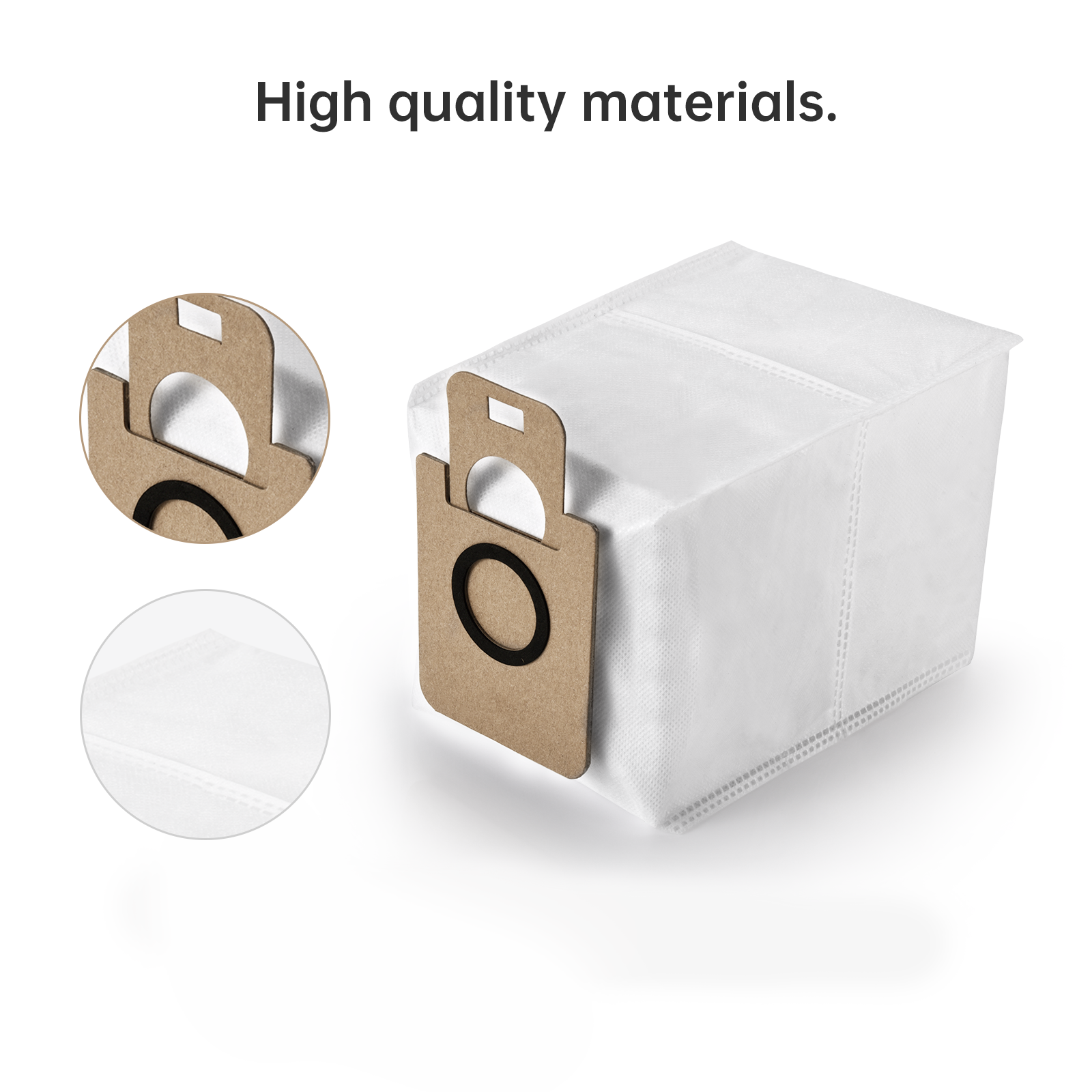 Dreame L10s Ultra dust bag made with high-quality materials for robot vacuum cleaning.