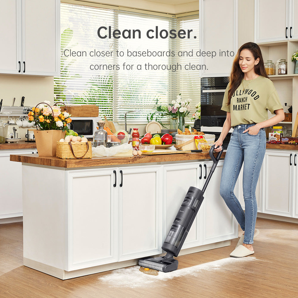 Dreame Tech H12 PRO Wet Dry Vacuum Cleaner, Smart Floor Cleaner Cordless  Vacuum and Mop for Hard Floors, with Hot Air Drying