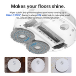 Load image into Gallery viewer, Dreame L10s Ultra Robot Vacuum mops with 2.5L water tank for up to 200m² coverage.
