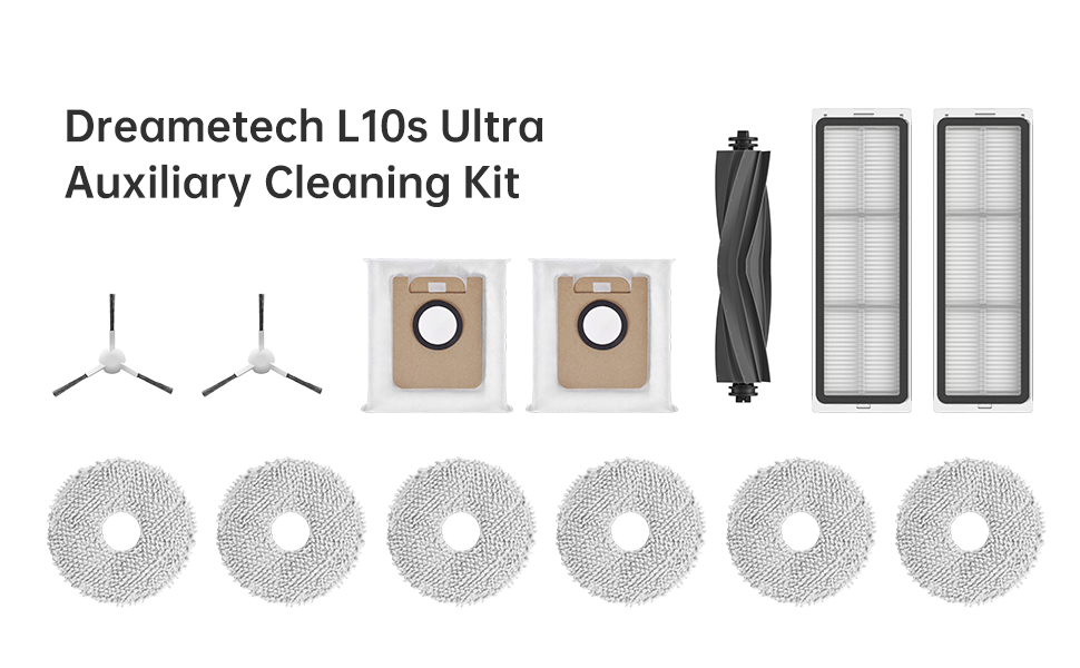 Dreame Kit de pièces détachées pour robot aspirateur L10s Ultra/L10 Ultra