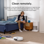 Load image into Gallery viewer, User controlling Dreame L10s Ultra Robot Vacuum remotely with video app on smartphone.
