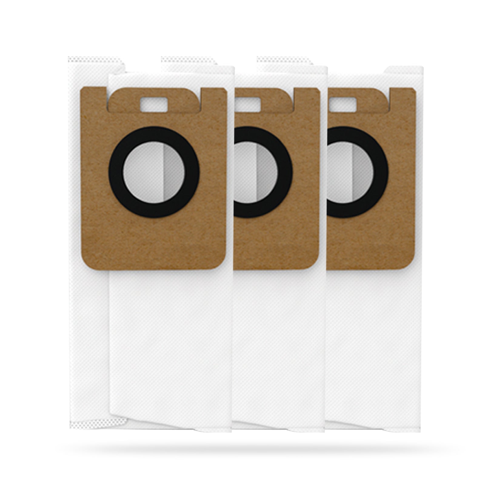 Dreame D10 Plus dust bags 3-pack with 2.5L capacity and cardboard tags