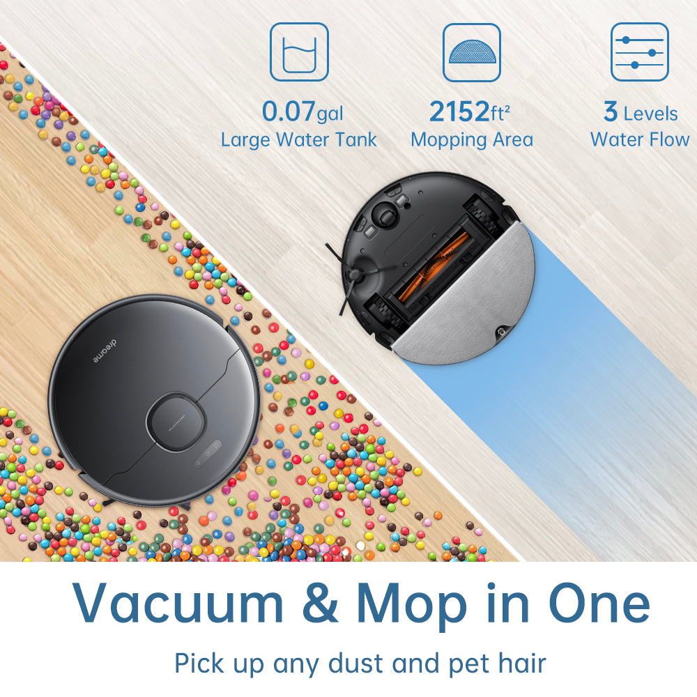 Dreametech Bot L10 Pro Robot Vacuum and Mop|Black