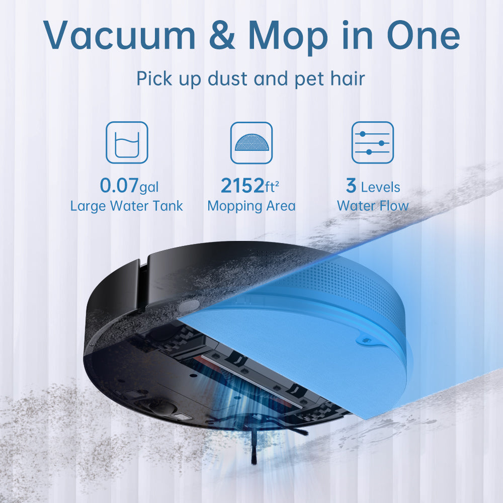 Dreametech Bot L10 Pro Robot Vacuum and Mop|Black