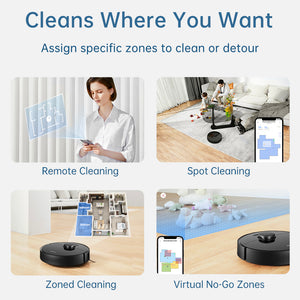 Dreametech Bot L10 Pro Robot Vacuum and Mop|Black